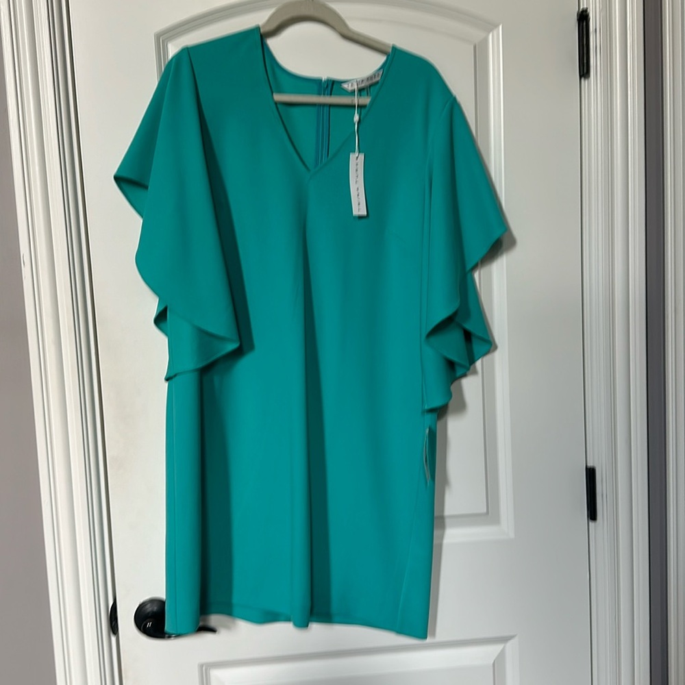 Trina Turk flutter sleeve dress